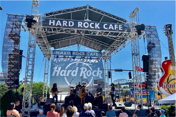 mobile stage